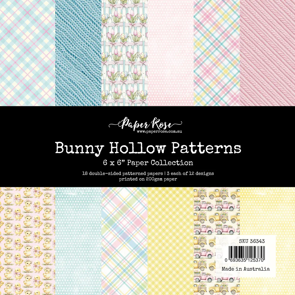 Bunny Hollow Patterns 6X6 Paper Collection 36343 1