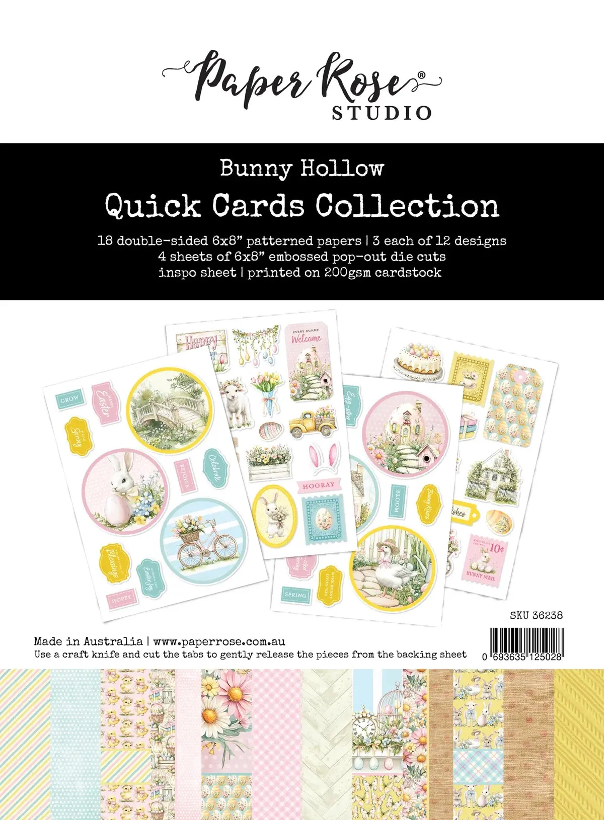 Bunny Hollow 6X8" Quick Cards Kit 36238 1