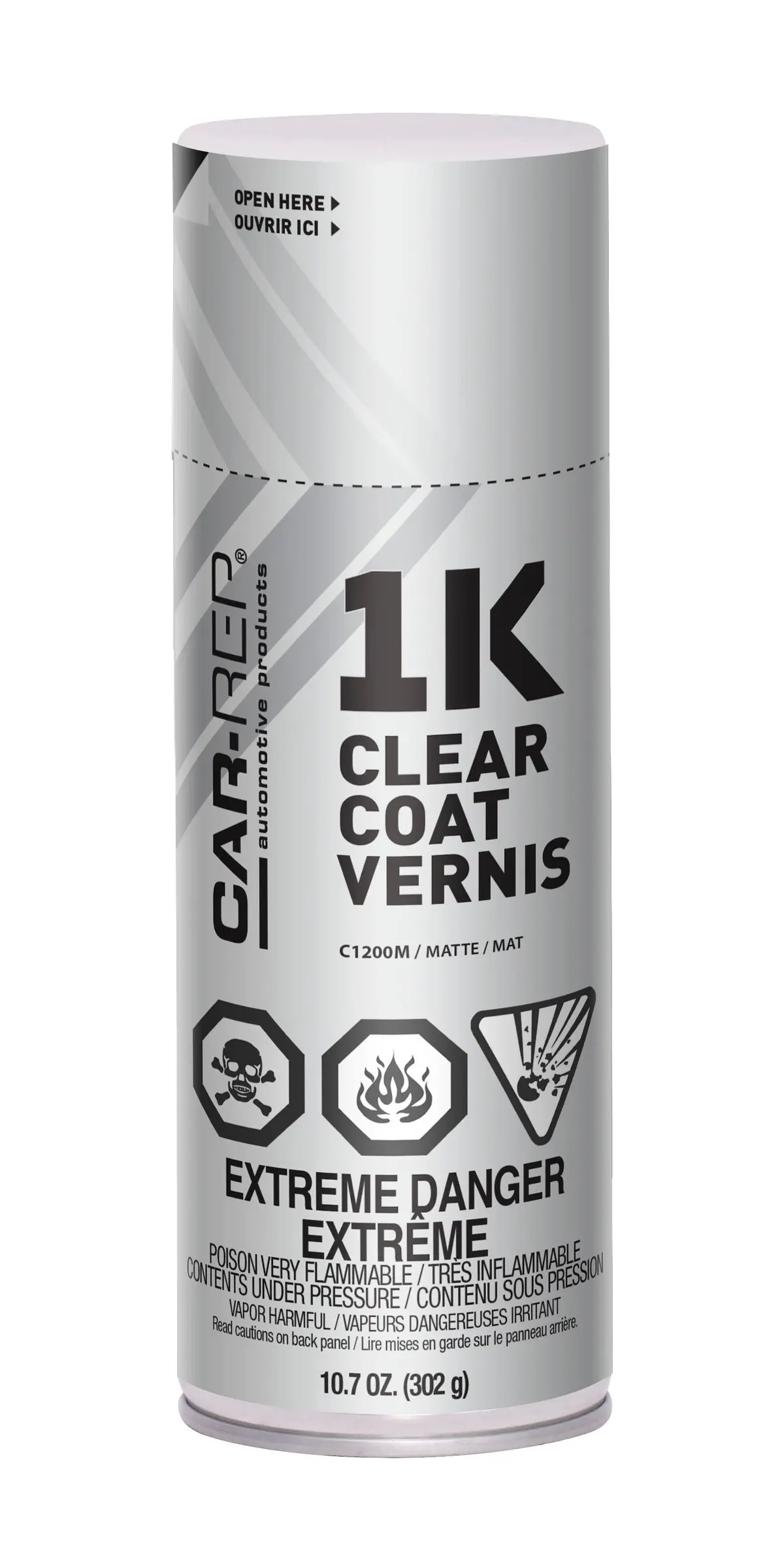 Car-Rep 1K Acrylic Clear Coat Matte 400Ml 1