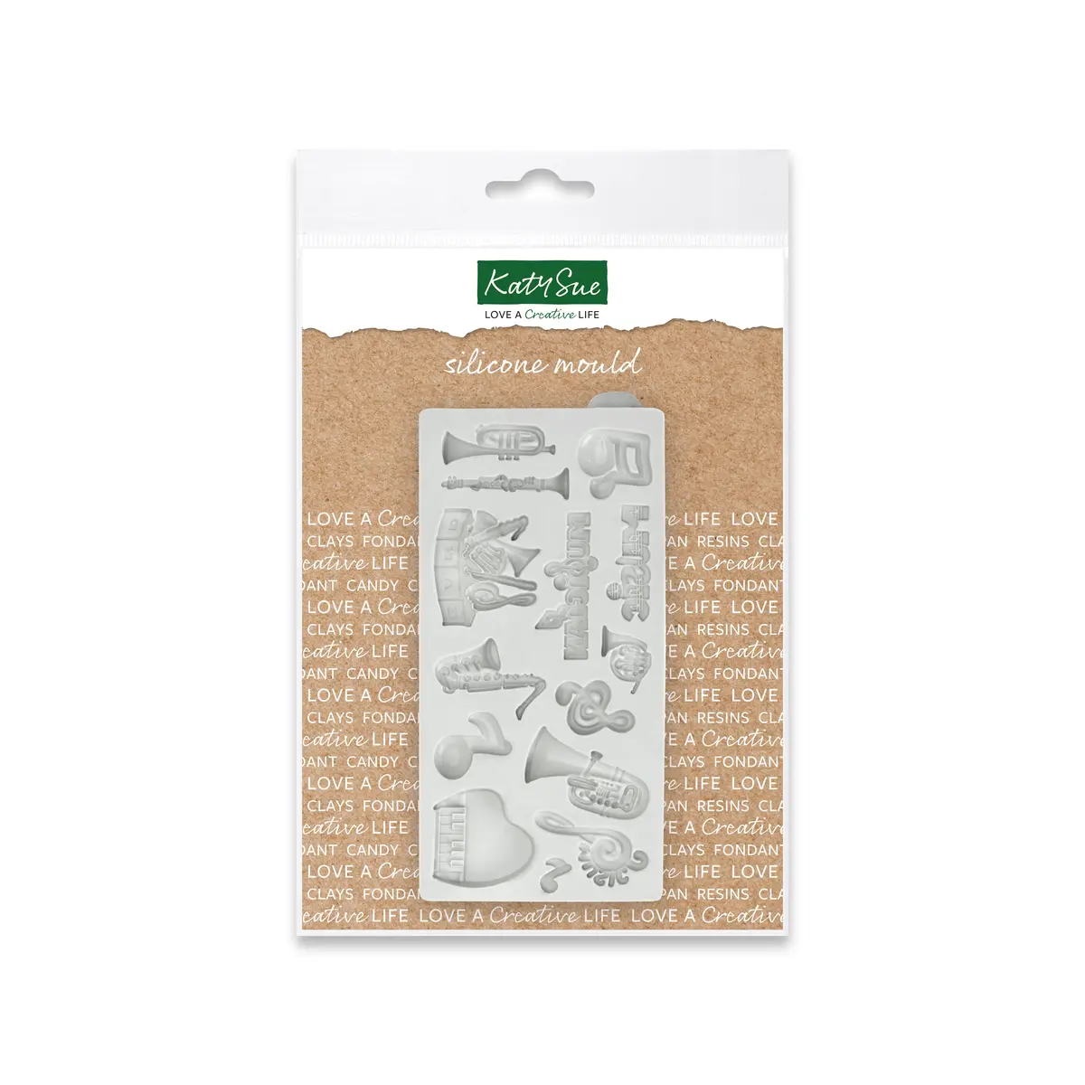 Miniature Music Set Silicone Mould 1