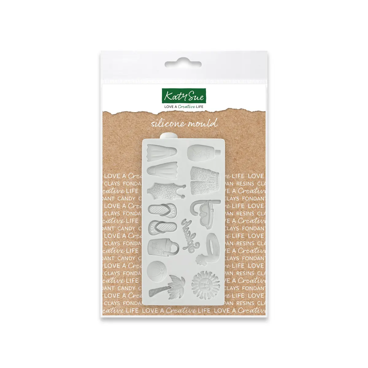 Miniature Beach Set Silicone Mould 1