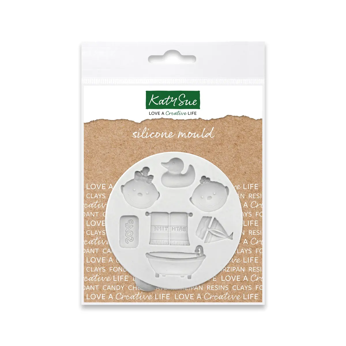 Miniature Bathtime Silicone Mould 1