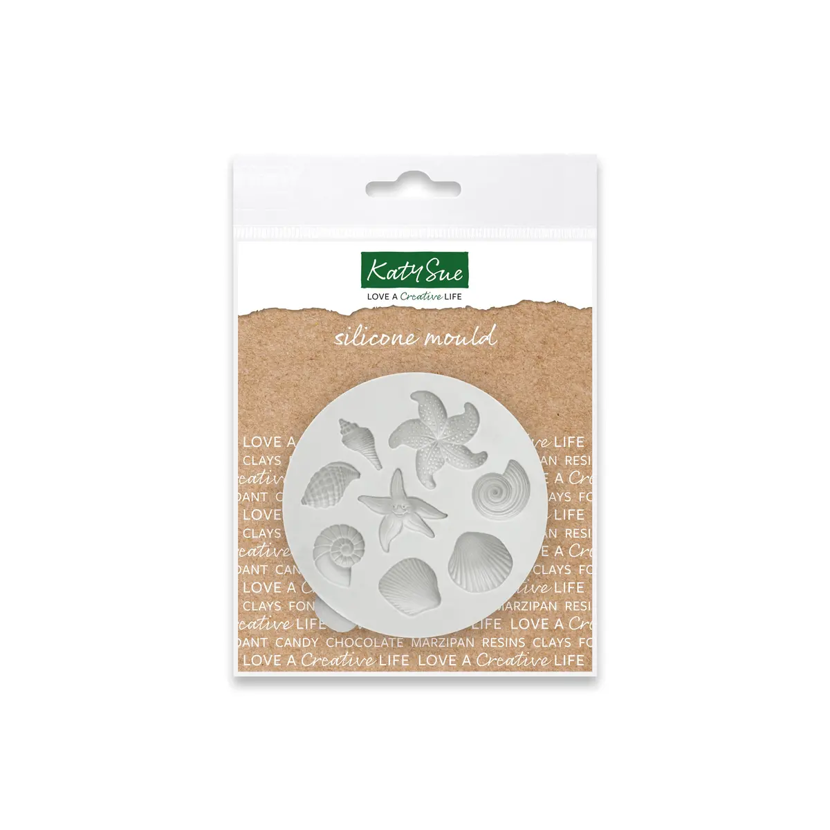Miniature Shells And Starfish Silicone Mould 1