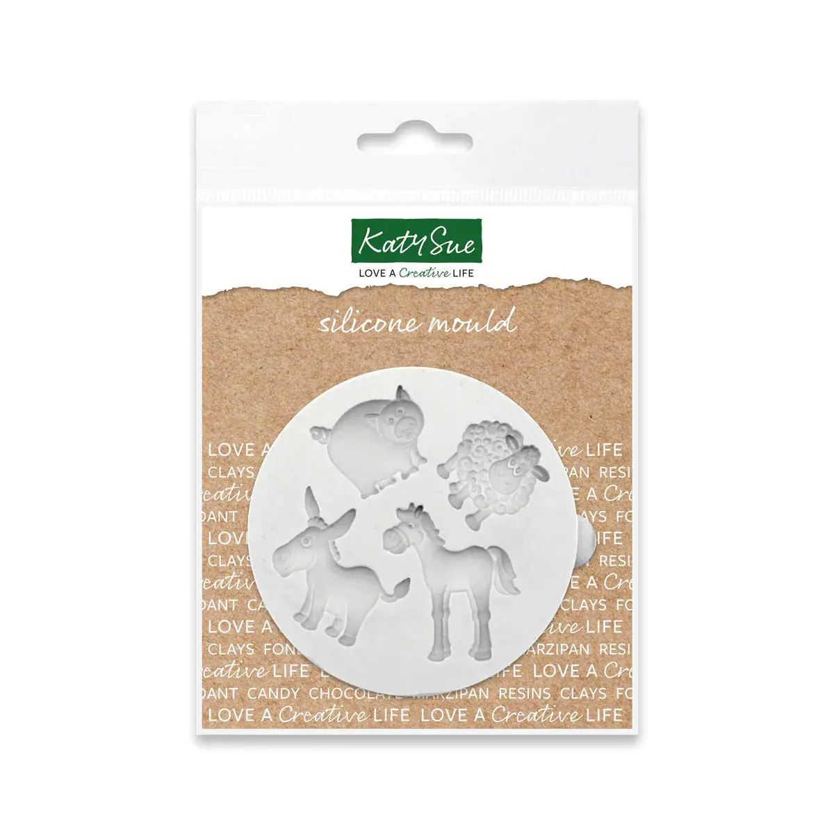 Miniature Farm Animals Silicone Mould 1