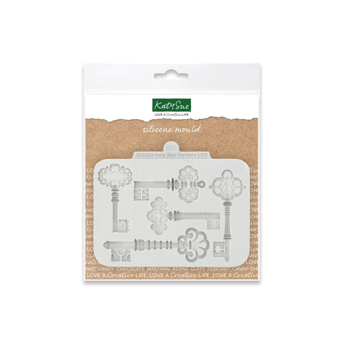 Ornate Keys Silicone Mould 1