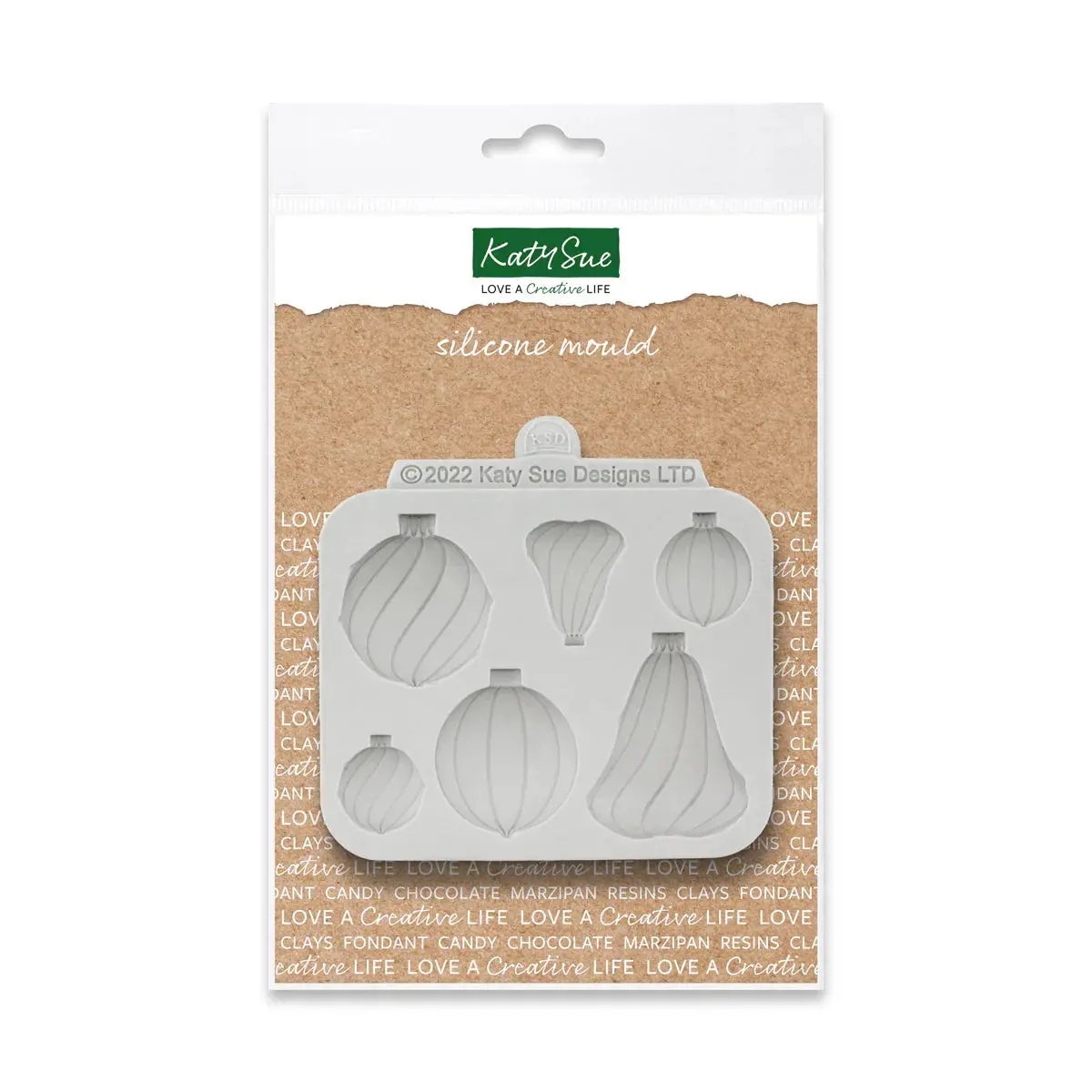 Bauble Swirl Selection Mould 1