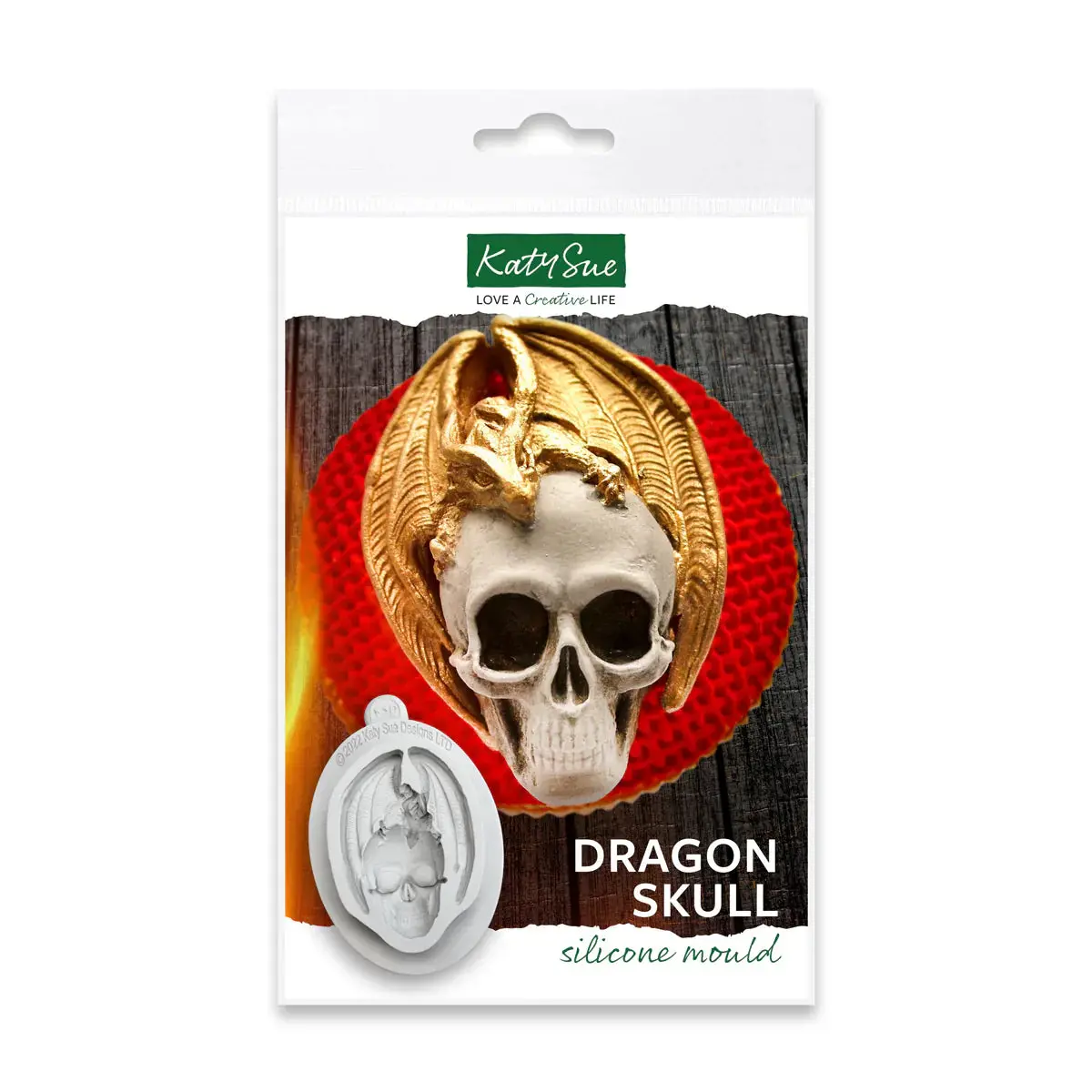 Dragon Skull Silicone Mould 1