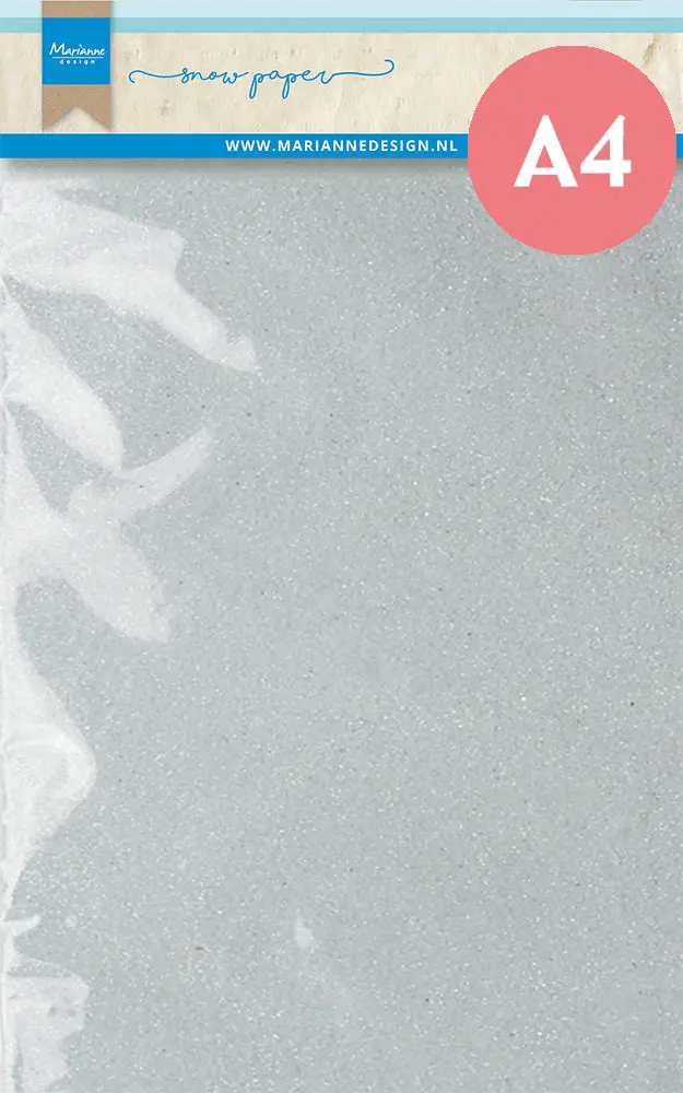 Marianne Design A4 Snow Paper 1