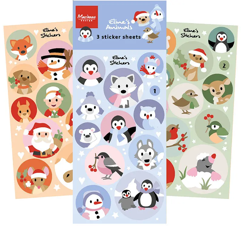 Marianne Design Eline's Animals Christmas & Winter 1