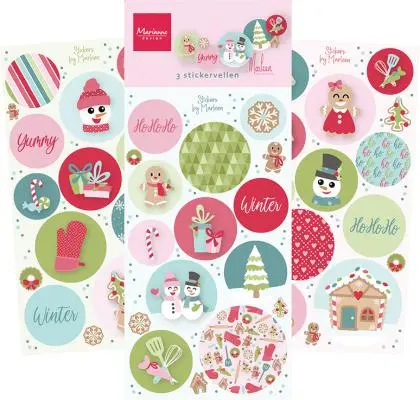 Marianne Design Stickers - Christmas Bakery By Marleen 1