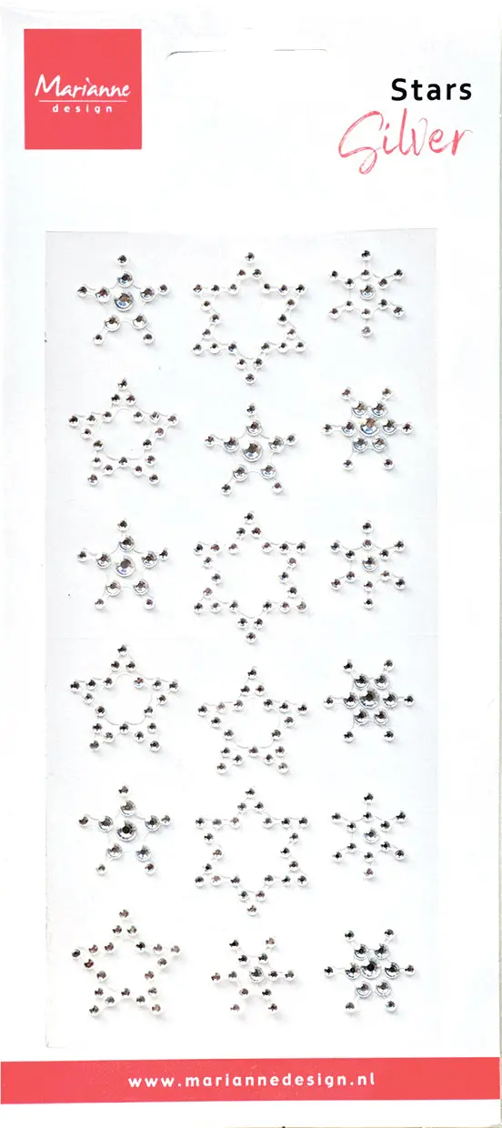 Marianne Design Stars - Rhinestones Silver 1