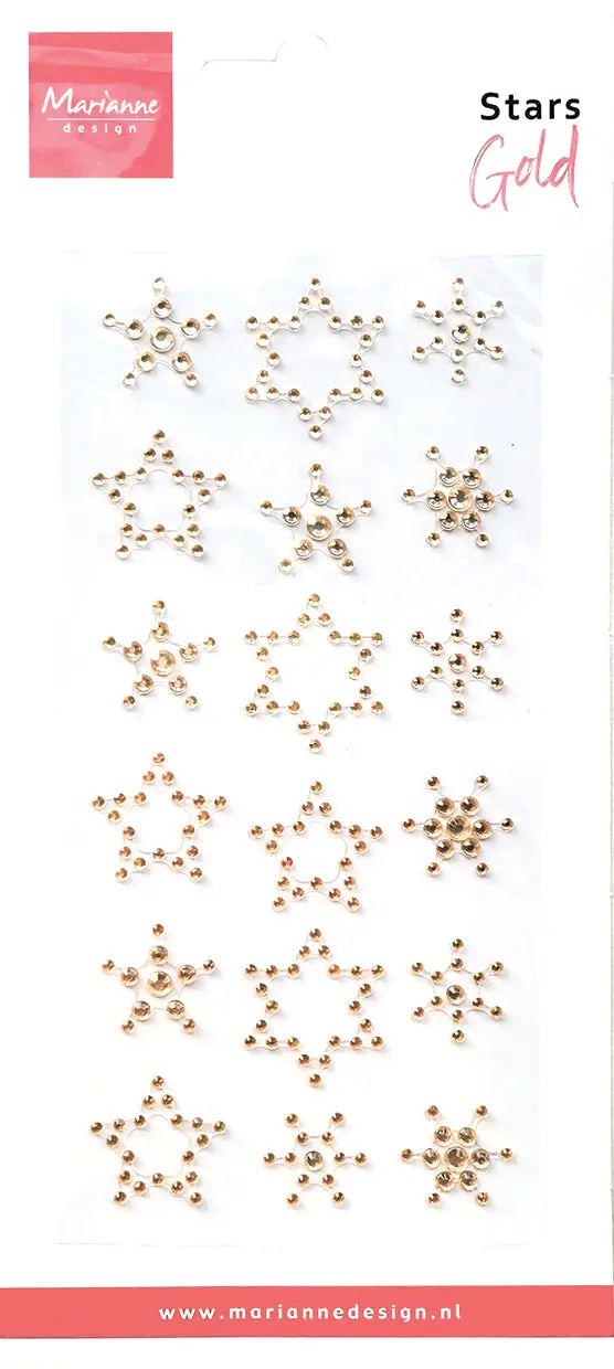 Marianne Design Stars - Rhinestones Gold 1