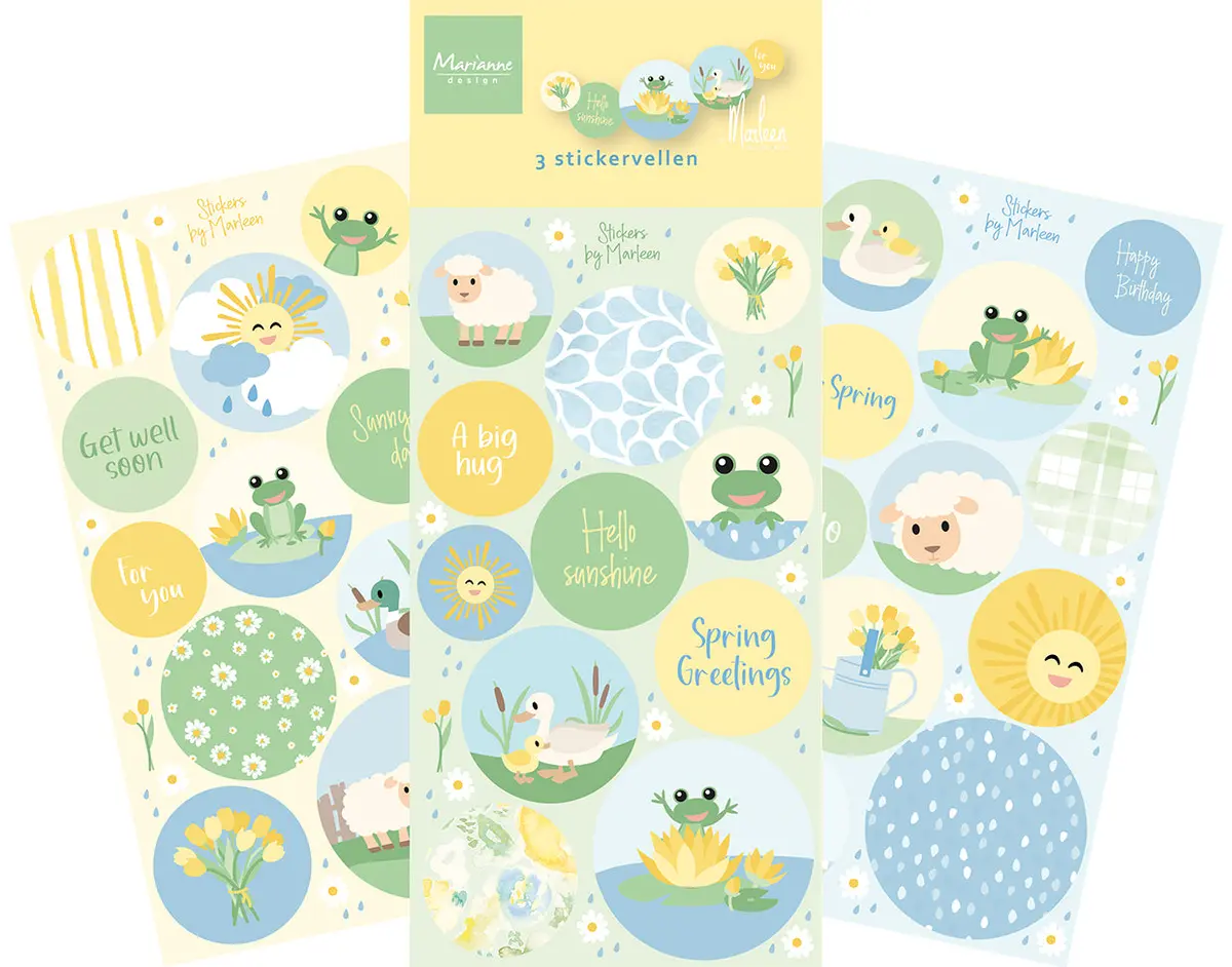 Marianne Design Stickers - Dreamy Meadow By Marleen 1