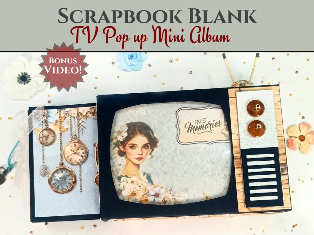 Craftreat Tv Pop Up Mini Album - Black 1
