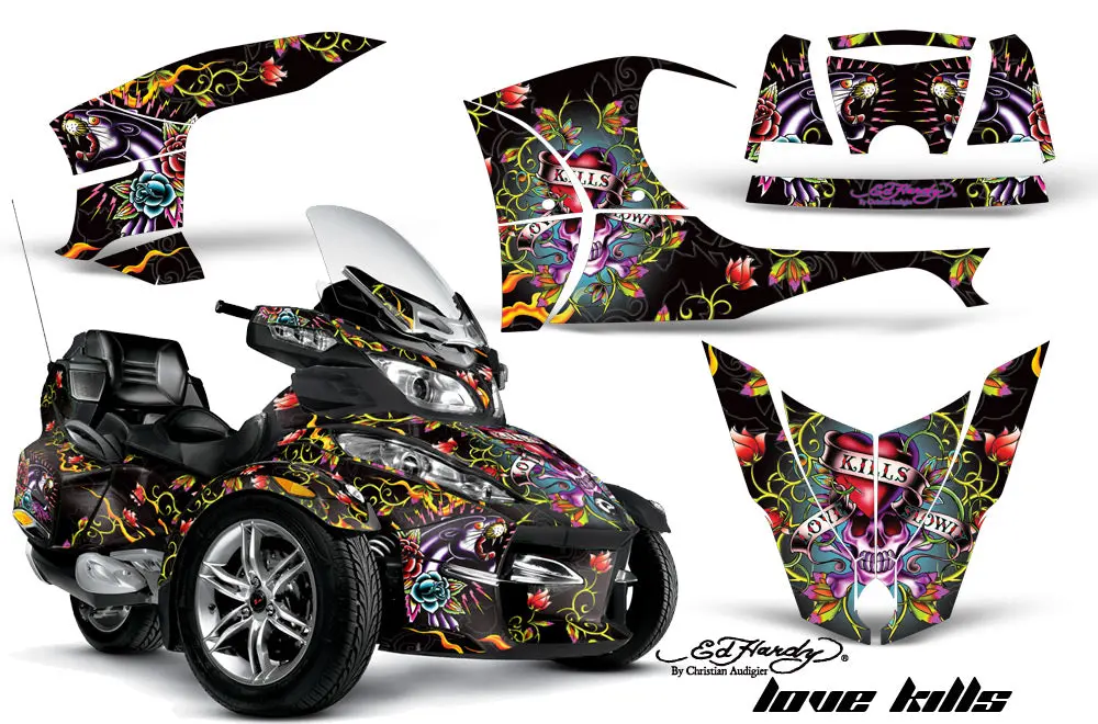 Can Am Spyder Rts (2010-2013) With Trim Graphics 1