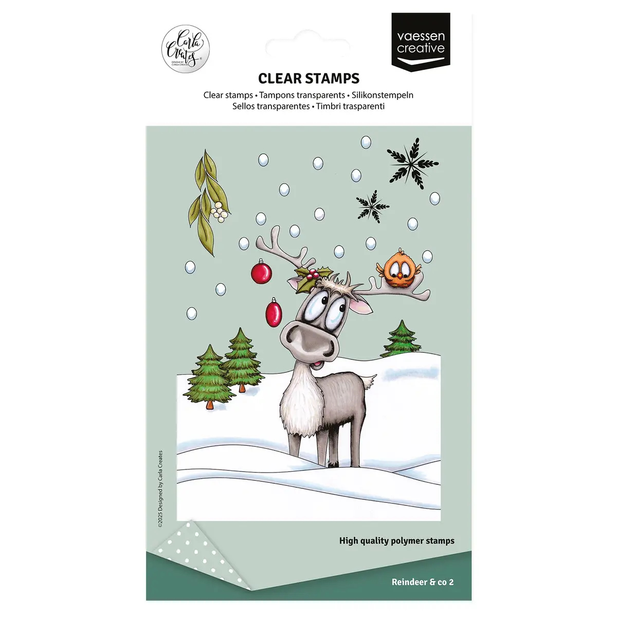 Vaessen Creative • Clear Stamps Reindeer & Co 2 14Pcs 1