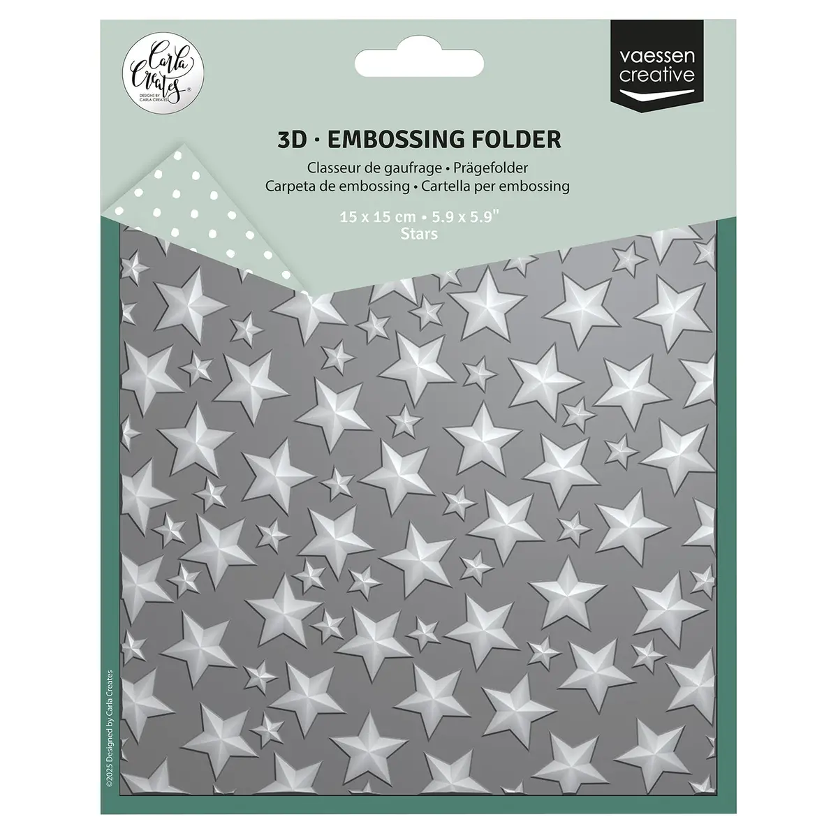 Vaessen Creative • Embossing Folder Stars 1