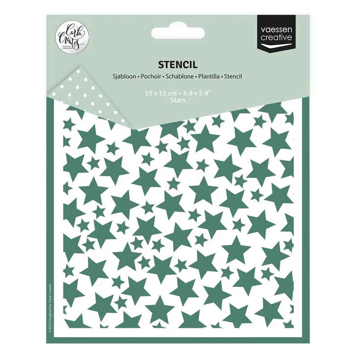 Vaessen Creative • Stencil Stars 5.9X5.9In 1