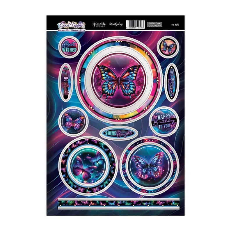 Be Bold Card Topper Sheet 1