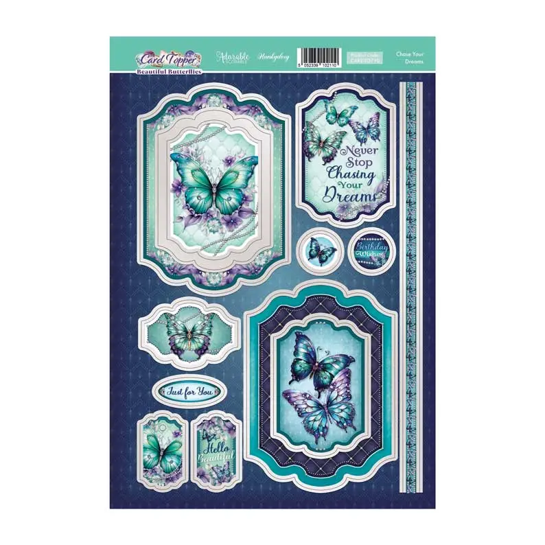 Chase Your Dreams Card Topper Sheet 1