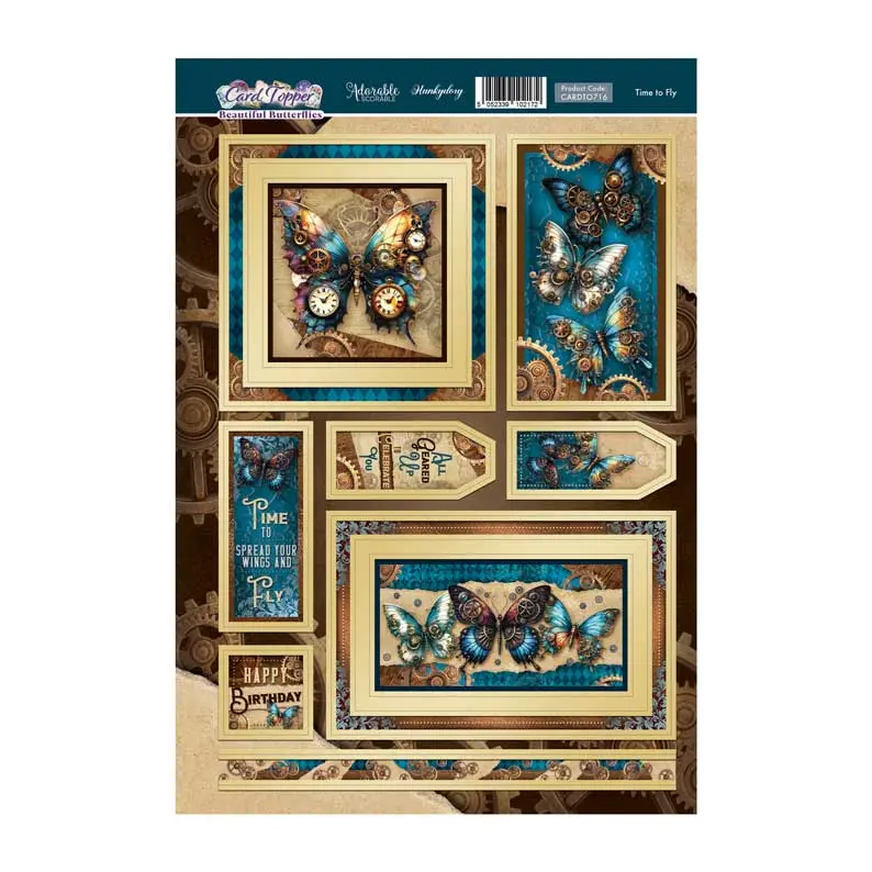Time To Fly Card Topper Sheet 1