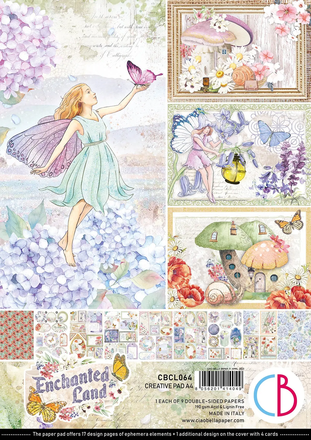 Ciao Bella Enchanted Land Creative Pad A4 9/Pkg 1