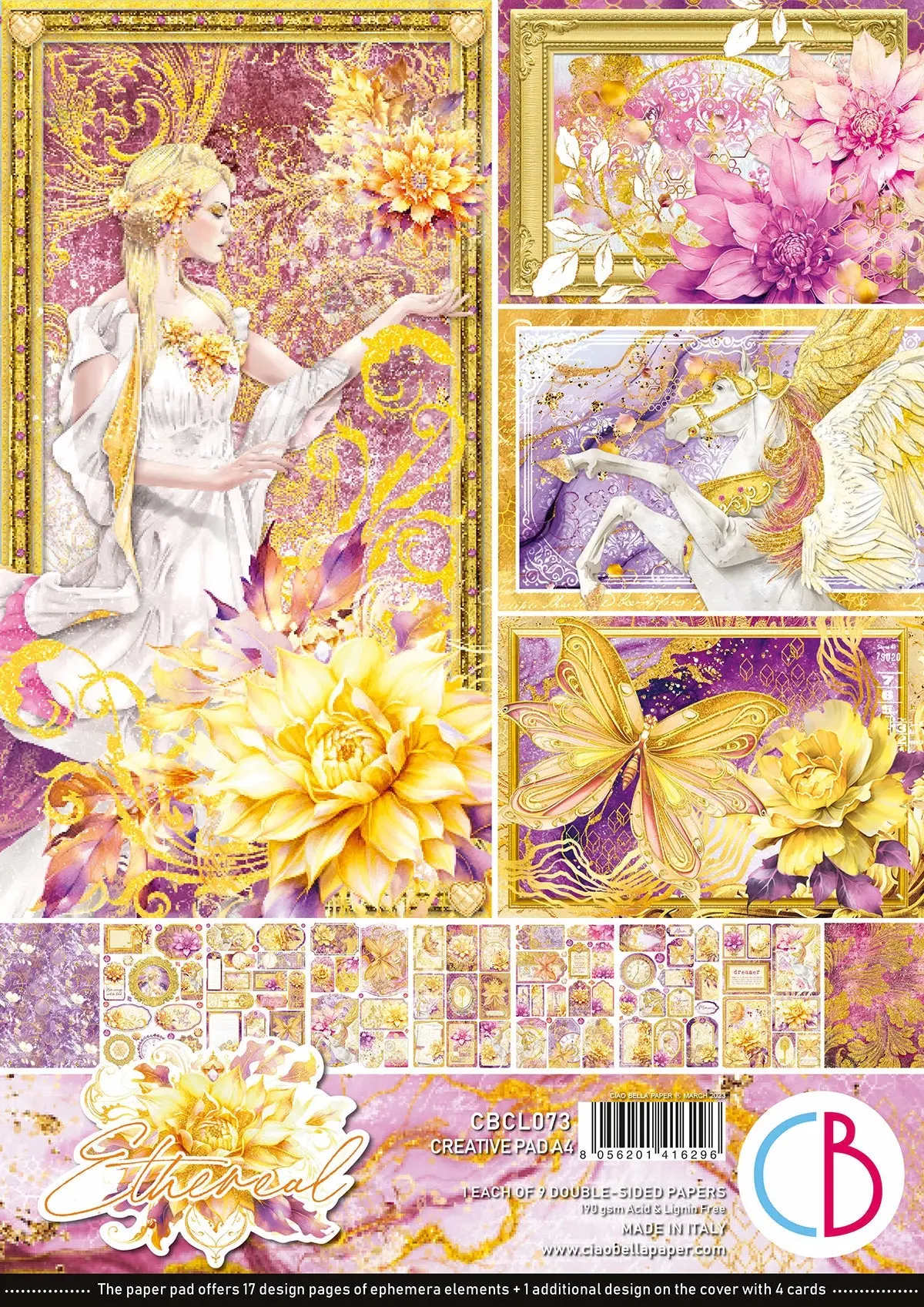 Ethereal Creative Pad A4 9/Pkg 1