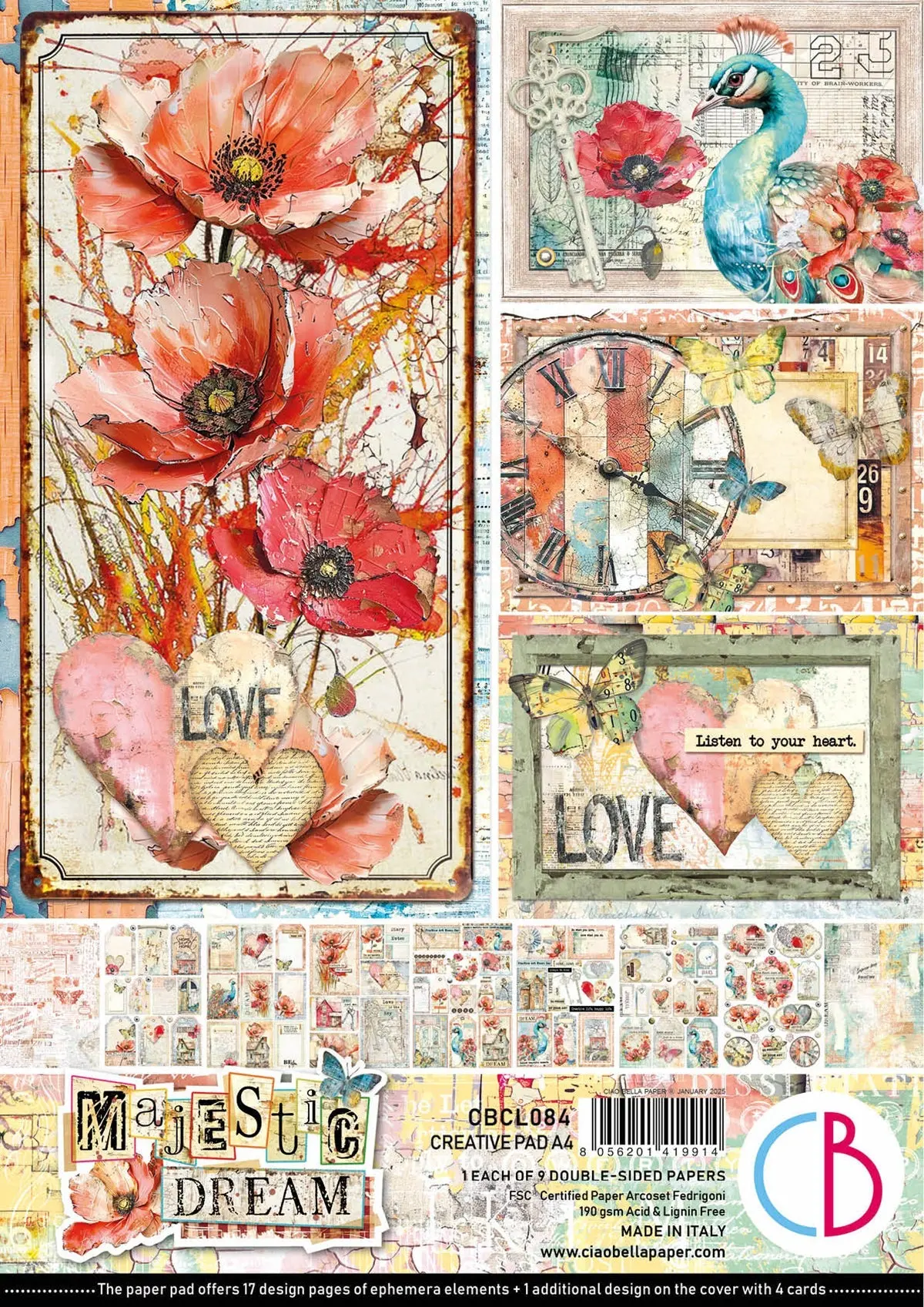 Majestic Dream  Creative Pad A4 9/Pkg 1
