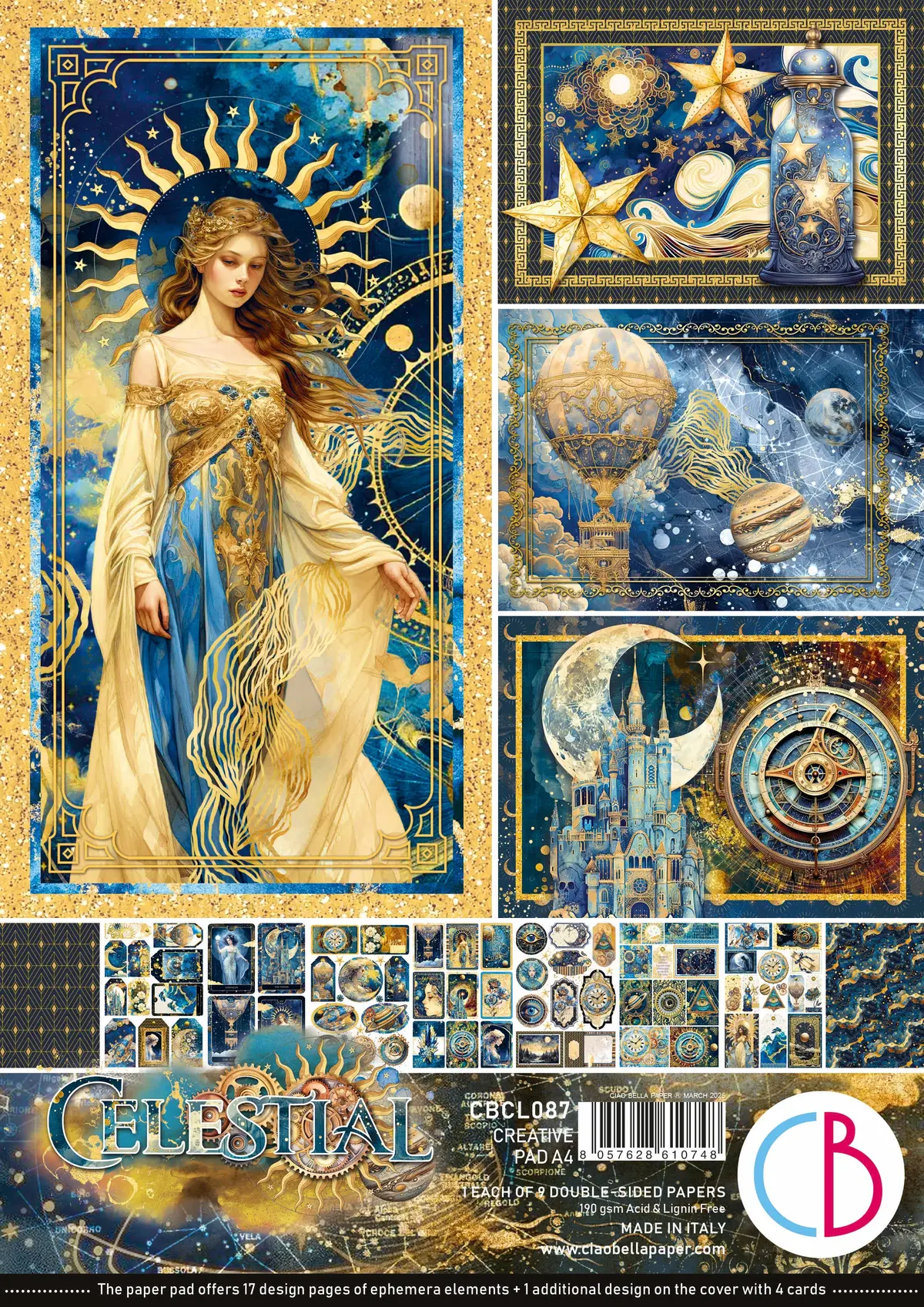 Celestial Creative Pad A4 9/Pkg 1