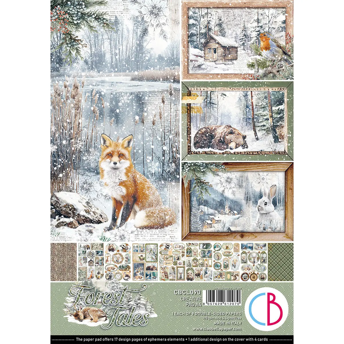 Forest Tales Creative Pad A4 9/Pkg 1