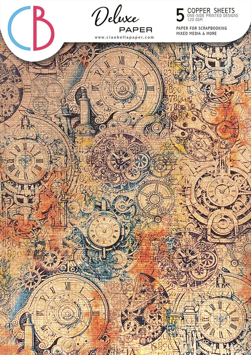 Deluxe Coral Reef Paper Copper A4 5/Pkg 1