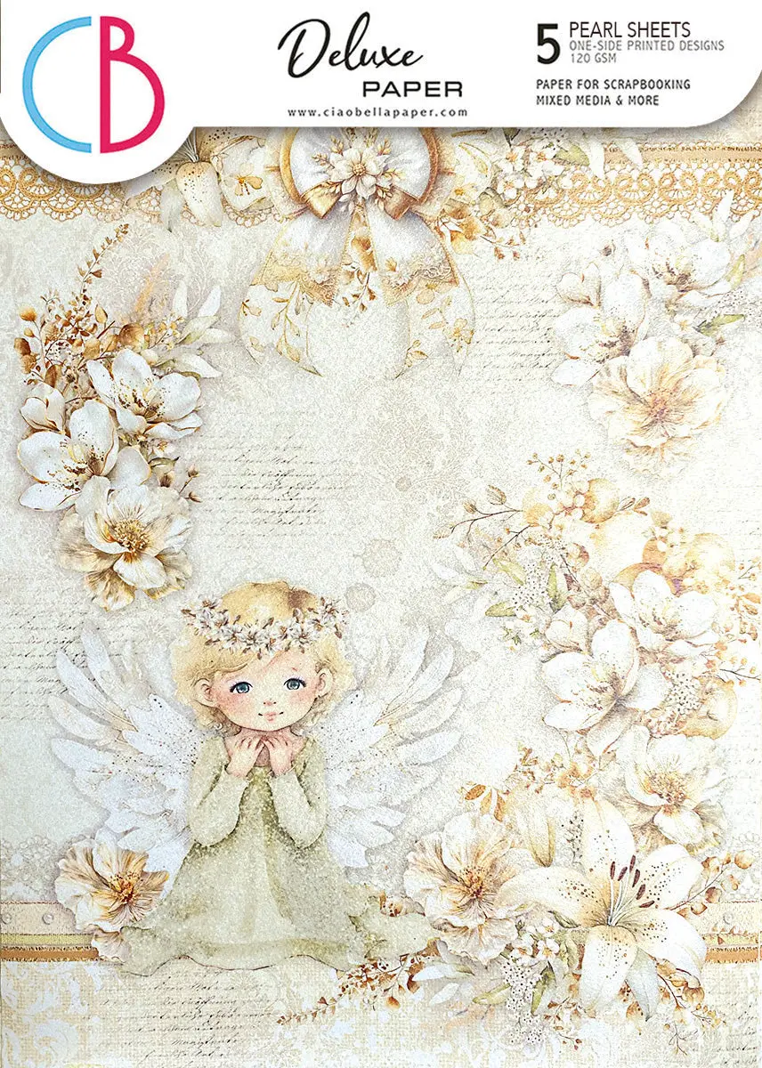 Deluxe Blessing Day Paper Pearl A4 5/Pkg 1