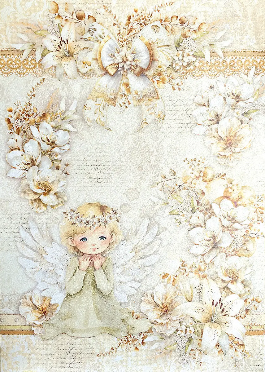 Deluxe Blessing Day Paper Pearl A4 5/Pkg 2