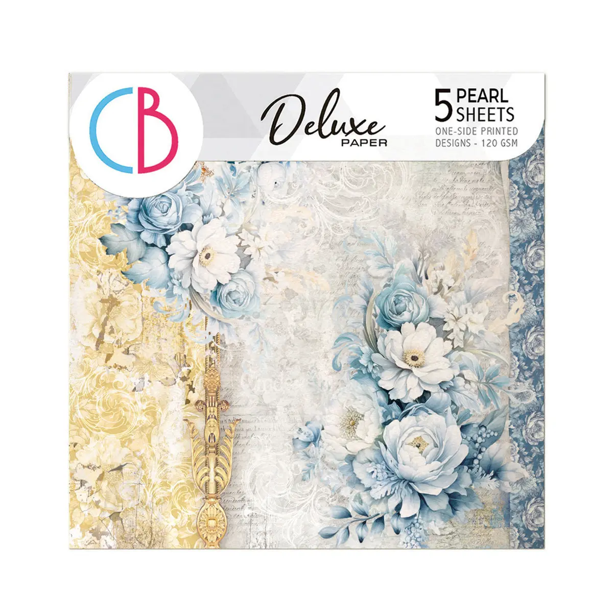 Midnight Spell Deluxe Paper Pearl 6"X6" 5/Pkg 1