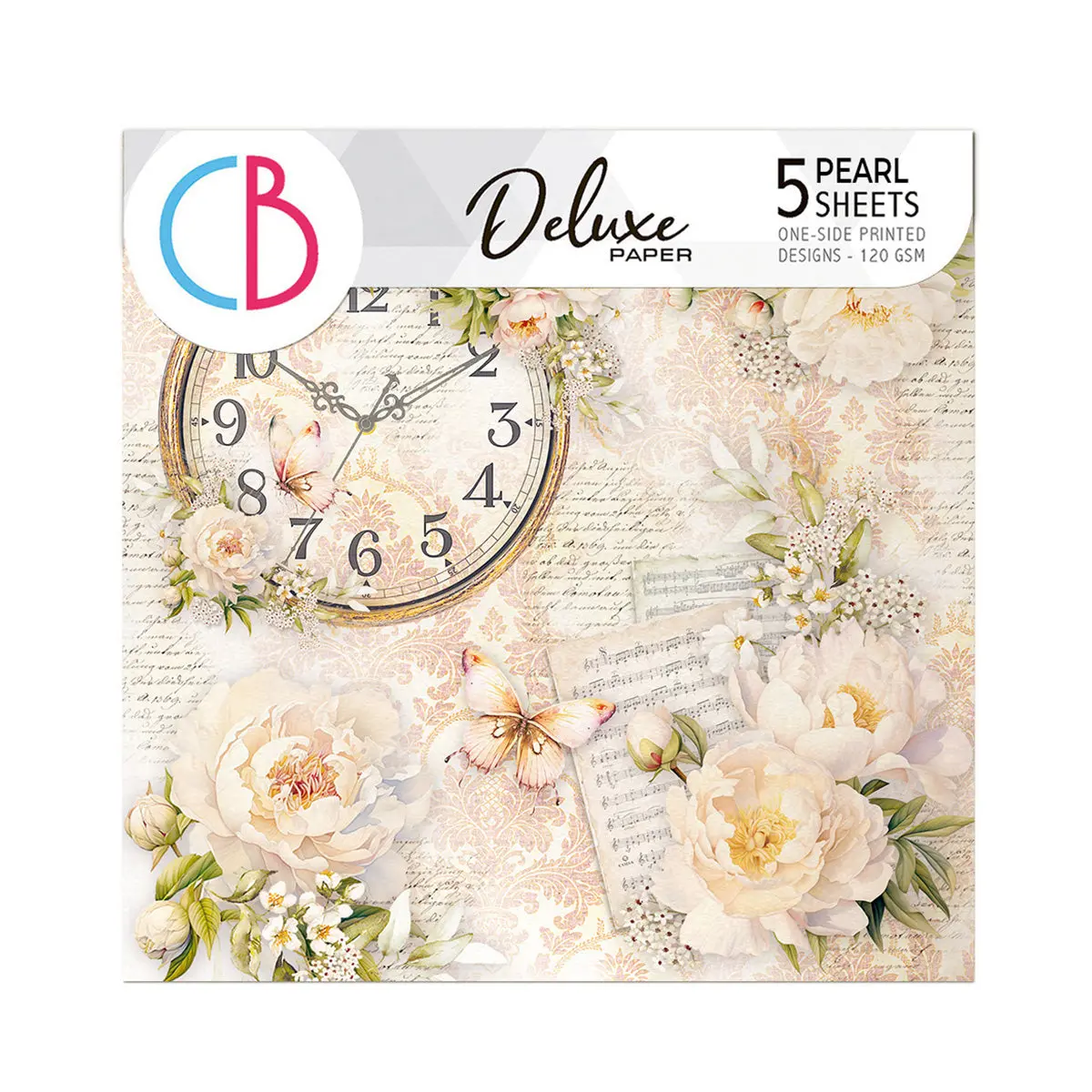 Always & Forever Deluxe Paper Pearl 6"X6" 5/Pkg 1