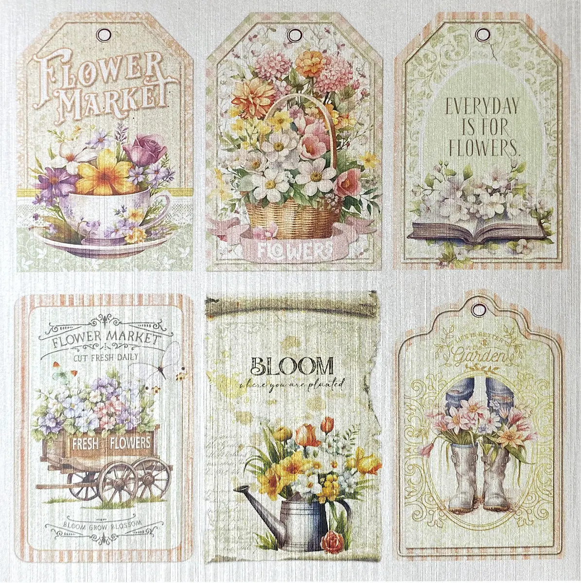 Deluxe Flower Shop Paper Pear 6"X6" 5/Pkg 2