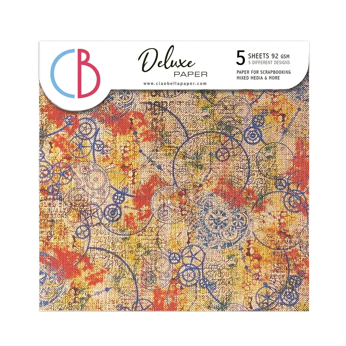 Deluxe Coral Reef Paper Copper 6"X6" 5/Pkg 1
