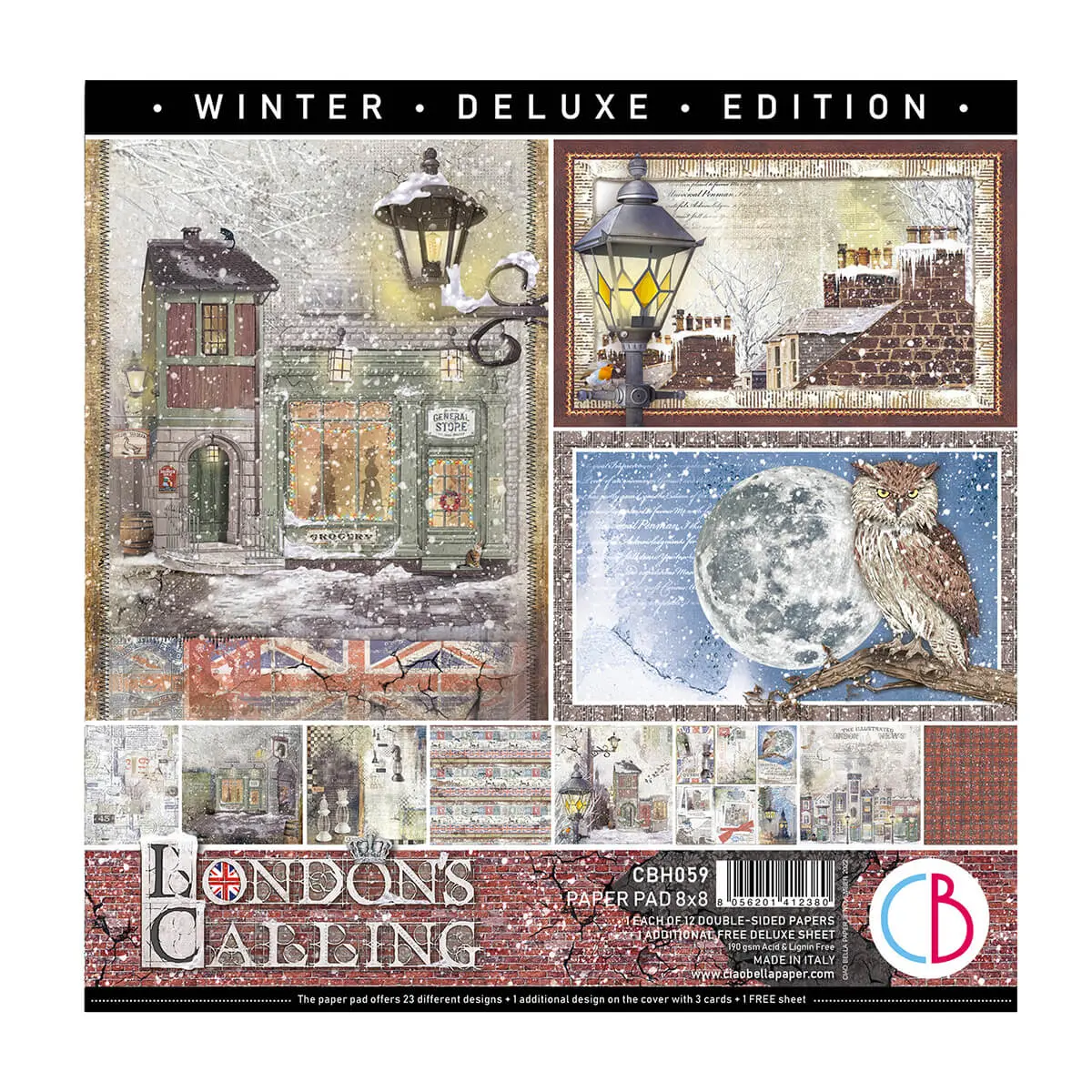 London's Calling Pad 8X8 12/Pkg + 1 Free Deluxe Sheet 1