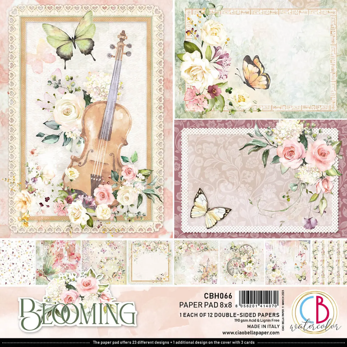 Ciao Bella Blooming 8"X8" 12/Pkg 1