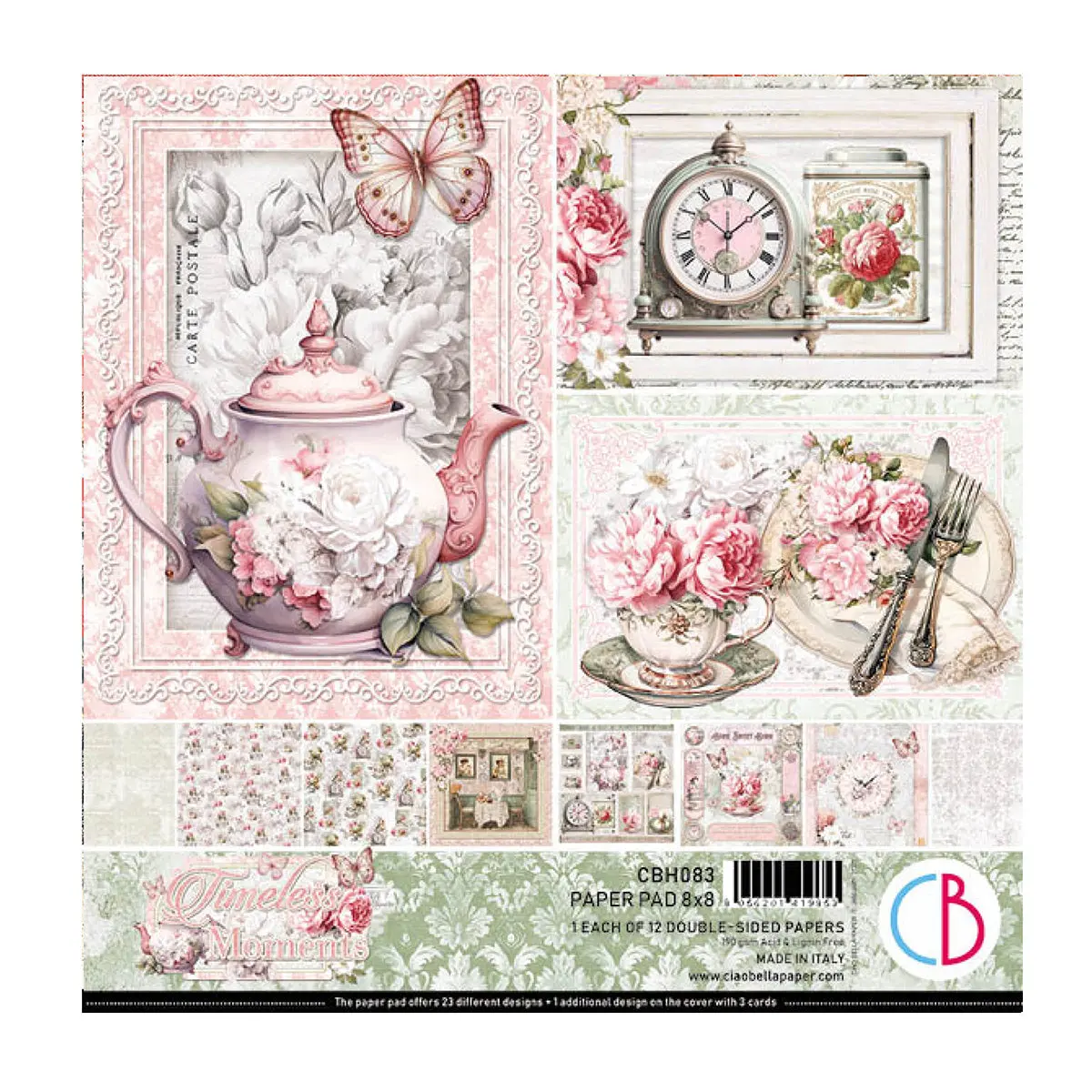 Timeless Moments  Pad 8"X8" 12/Pkg 1