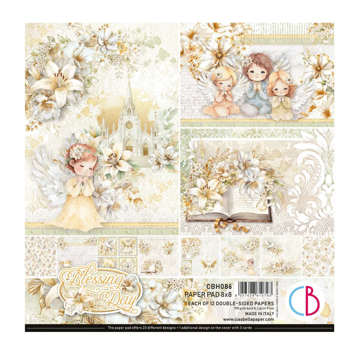 Blessing Day Pad 8"X8" 12/Pkg 1