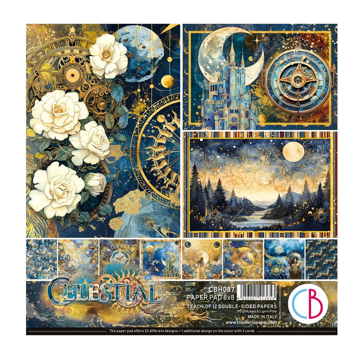 Celestial Pad 8"X8" 12/Pkg 1
