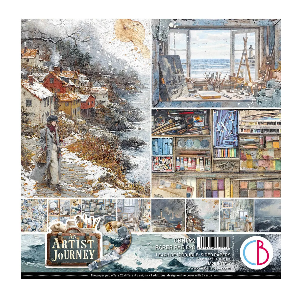 An Artist Journey Pad 8"X8" 12/Pkg 1