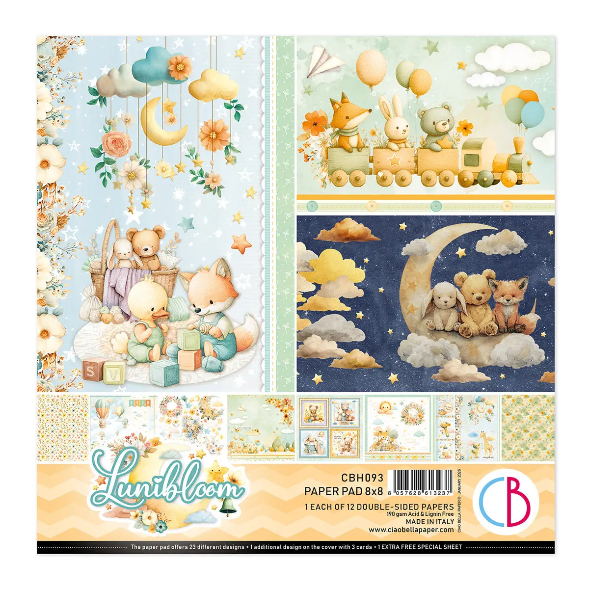 Lunibloom Pad 8"X8" 12/Pkg 1
