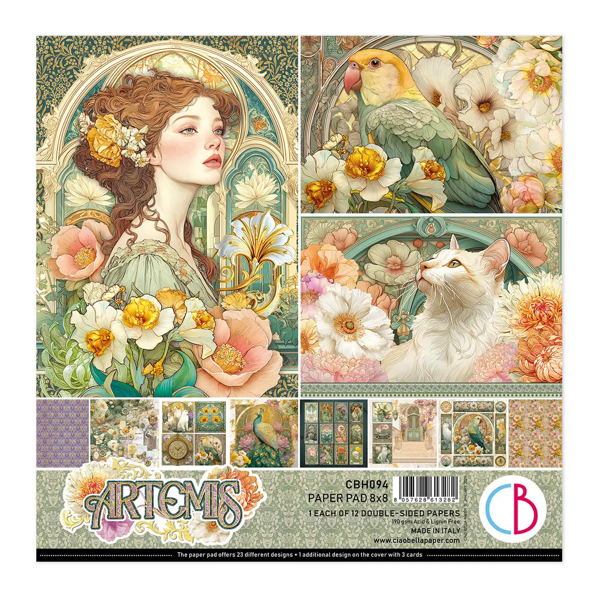 Artemis Pad 8"X8" 12/Pkg 1