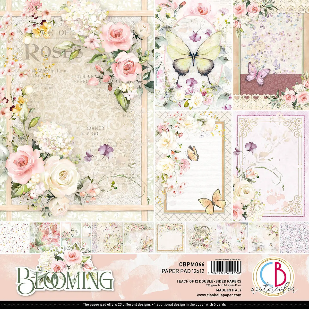 Ciao Bella Blooming 12"X12" 12/Pkg 1