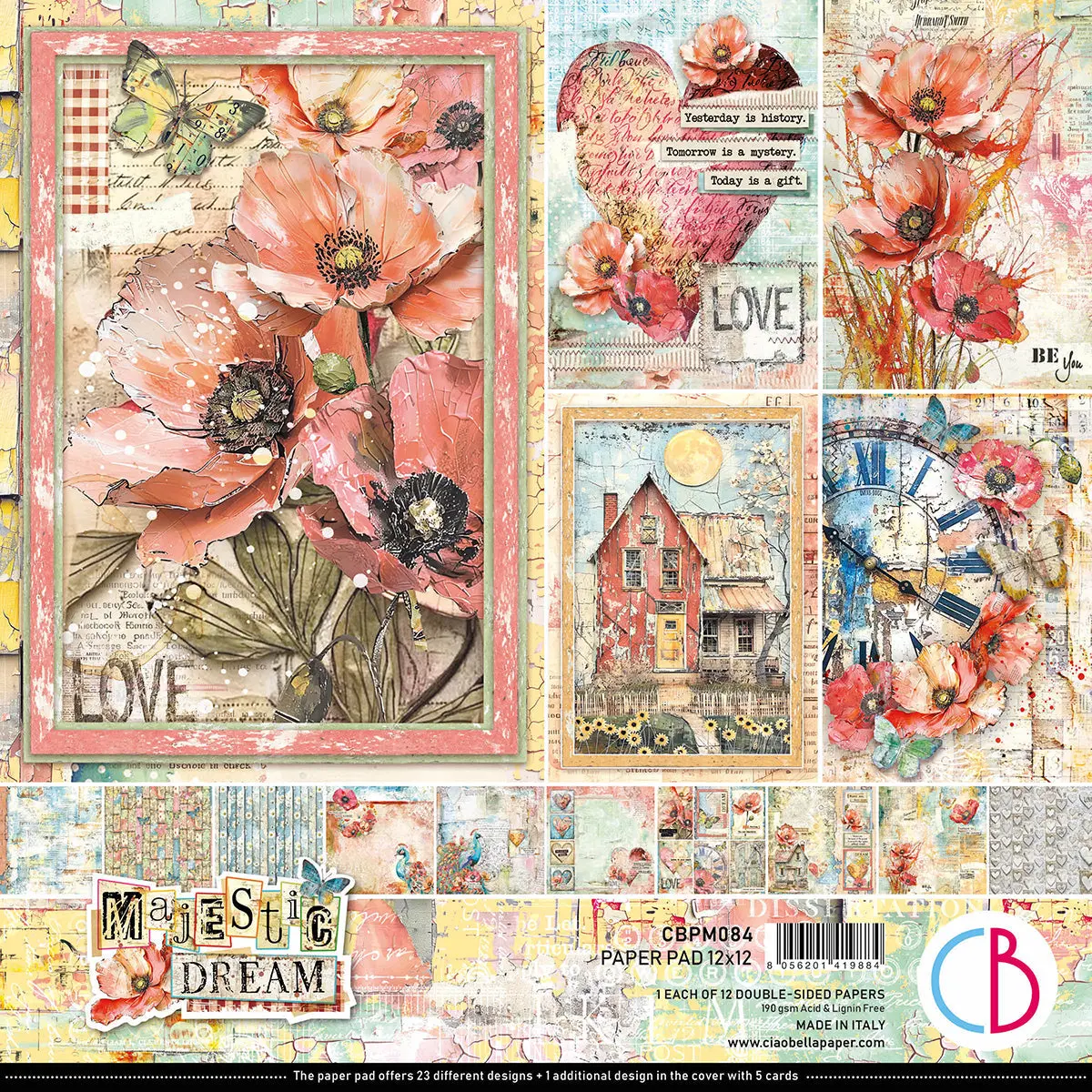 Majestic Dream Paper Pad 12"X12" 12/Pkg 1