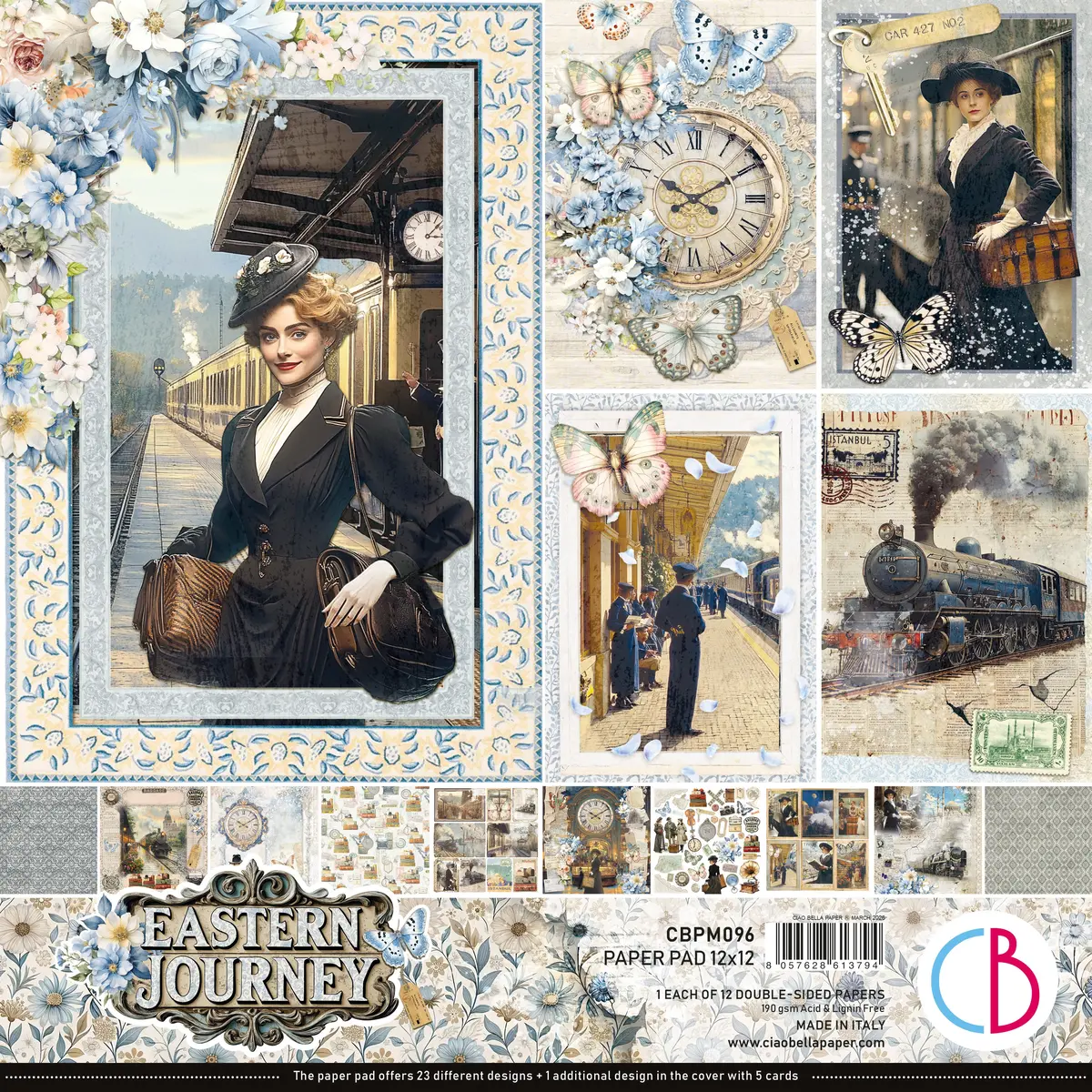 Eastern Journey Paper Pad 12"X12" 12/Pkg 1