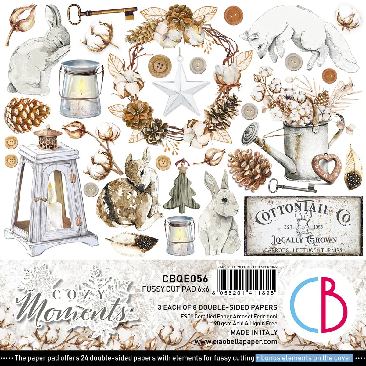 Cozy Moments Pad 6X6 24/Pkg 1