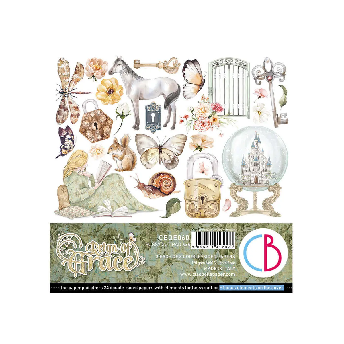 Reign Of Grace Fussy Cut Pad 6X6 24/Pkg 1